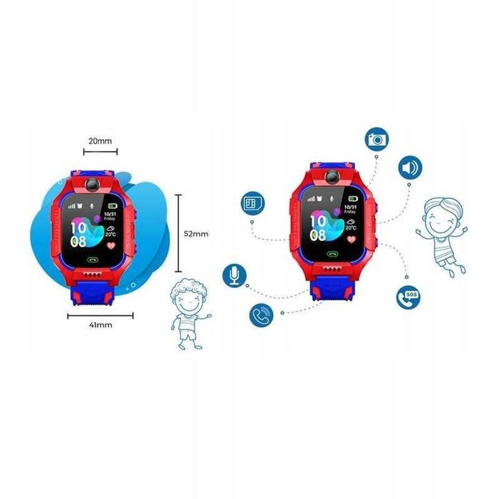 Smartwatch Sim Pl Lokalizator Zegarek Dla Dziecka Smart Watch Polskie