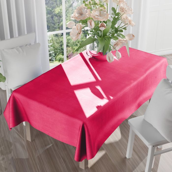 Tkanina obrusowa plamoodporna Cambia szer. 160 cm czerwień