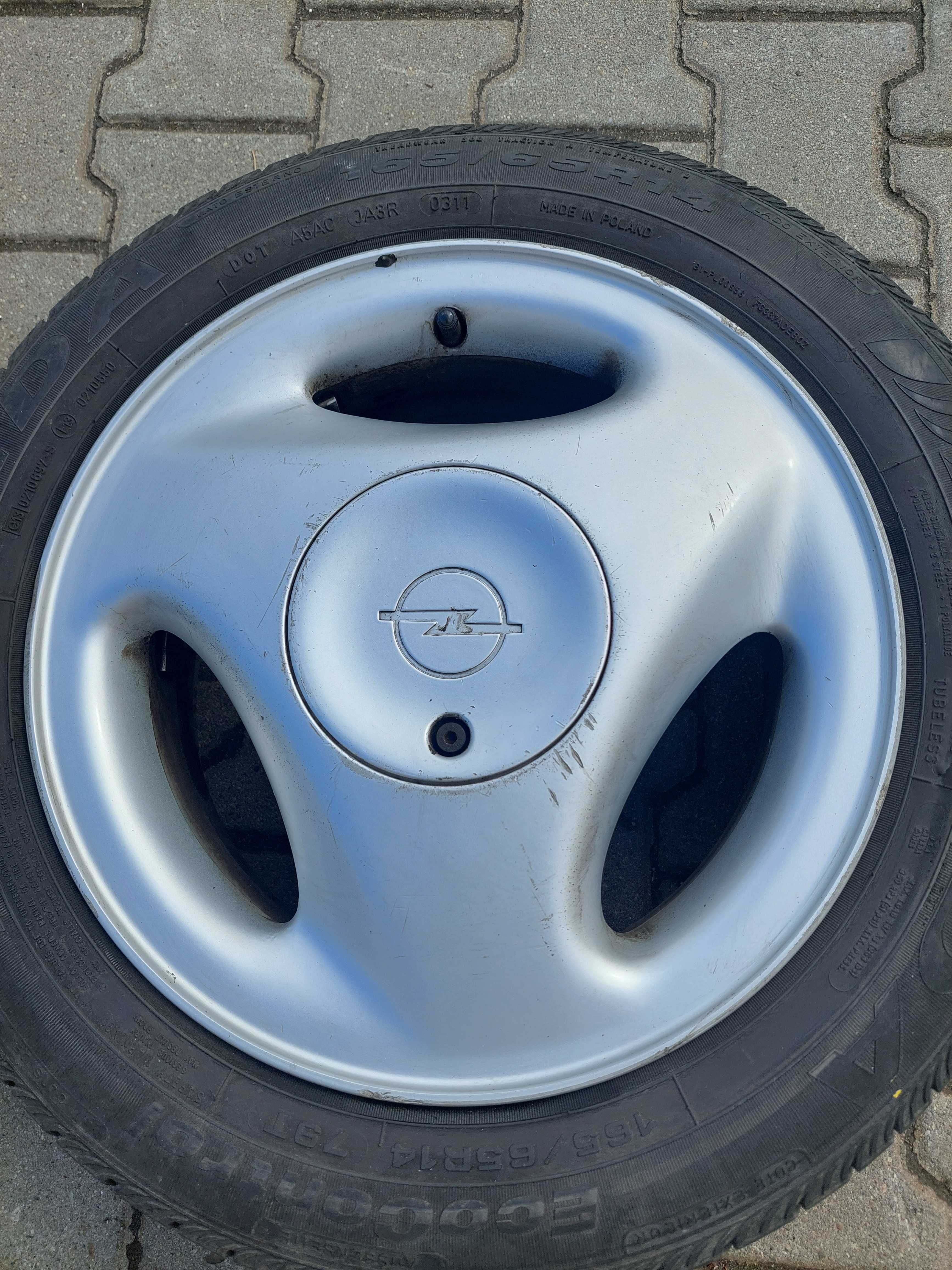 4× Felga aluminiowa Opel Corsa B R14 + opony