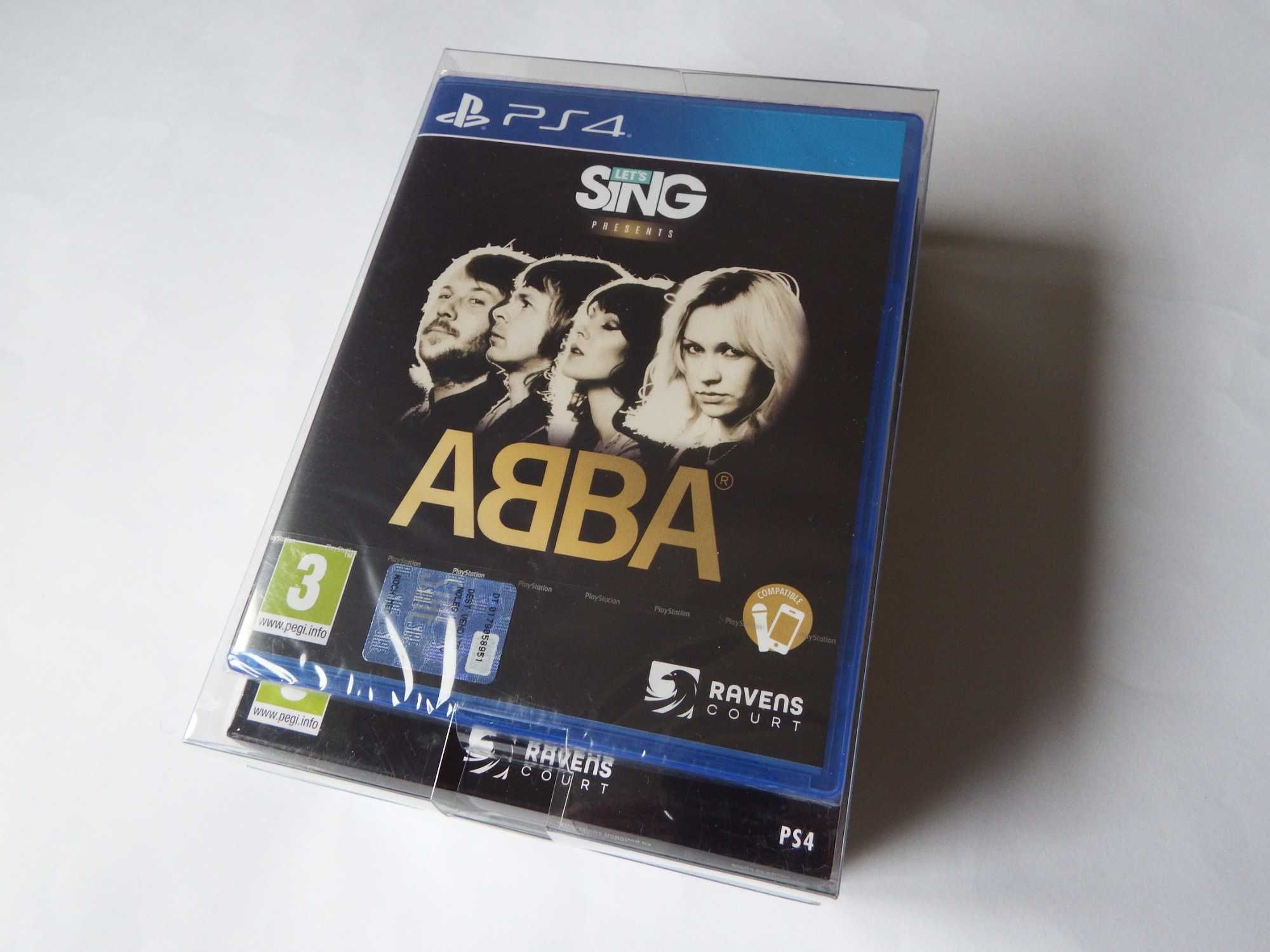 PS4 / PS5 LET'S SING ABBA nowa folia + 2 mikrofony Singstar