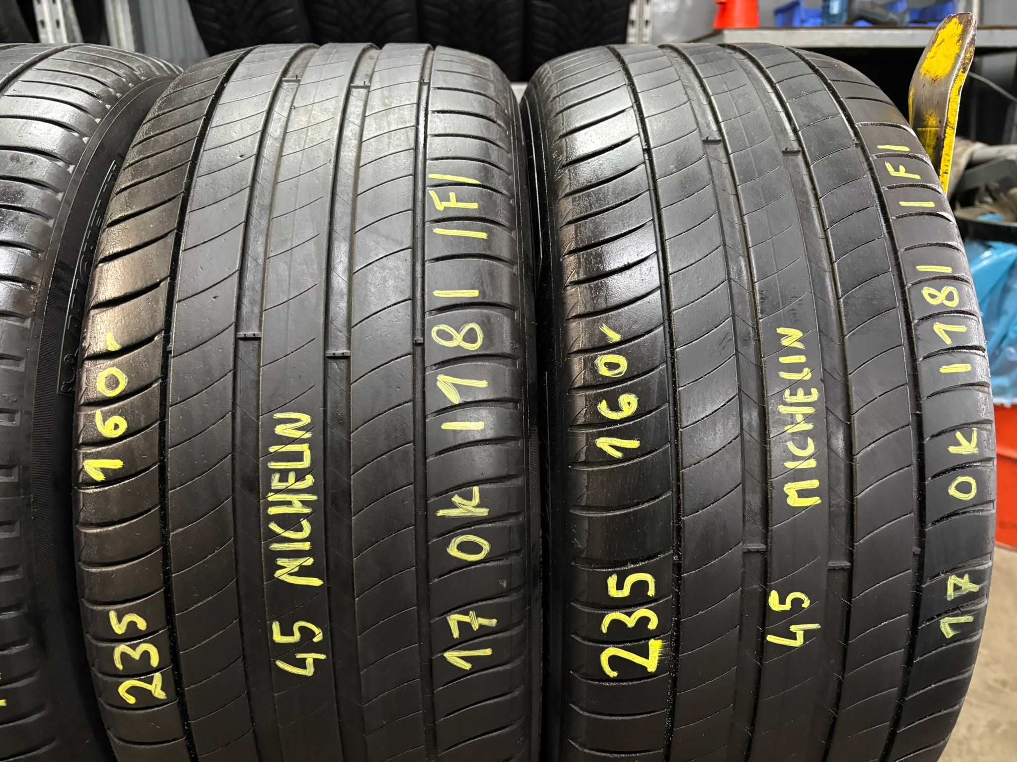4X OPONY LETNIE 235/45R17 94W Michelin Primacy 3 5.2MM 2018R CAŁE!