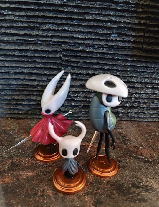 Kit 3 Figuras Hollow Knight novas