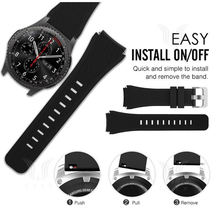 Bracelete Silicone Smartwatch - 22 mm Xiaomi, Samsung, Huawey, Outros