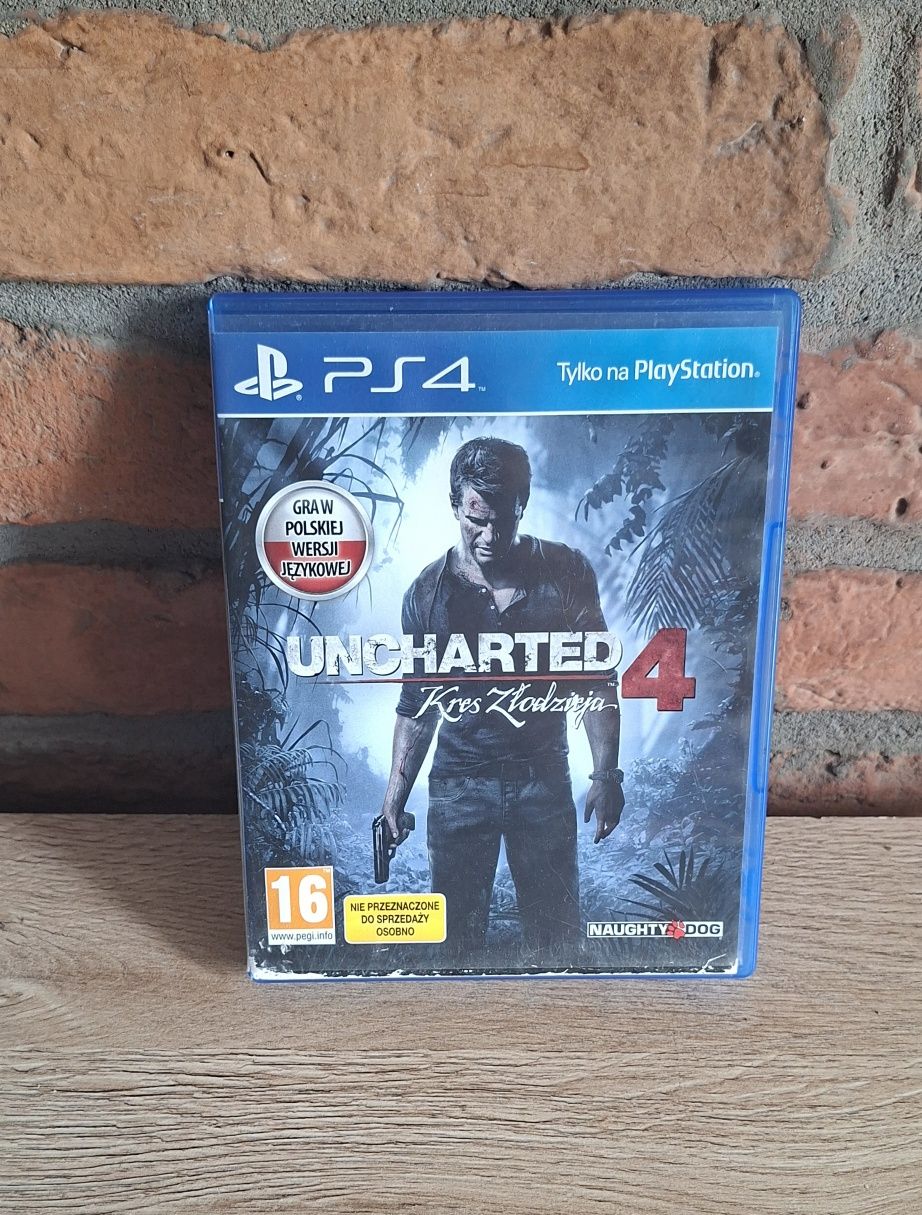 Uncharted 4kres złodzieja ps4 ps5 okazja Polski lektor