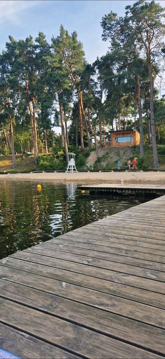 Kozienice Działka Rod Dolinka nad samym jeziorem