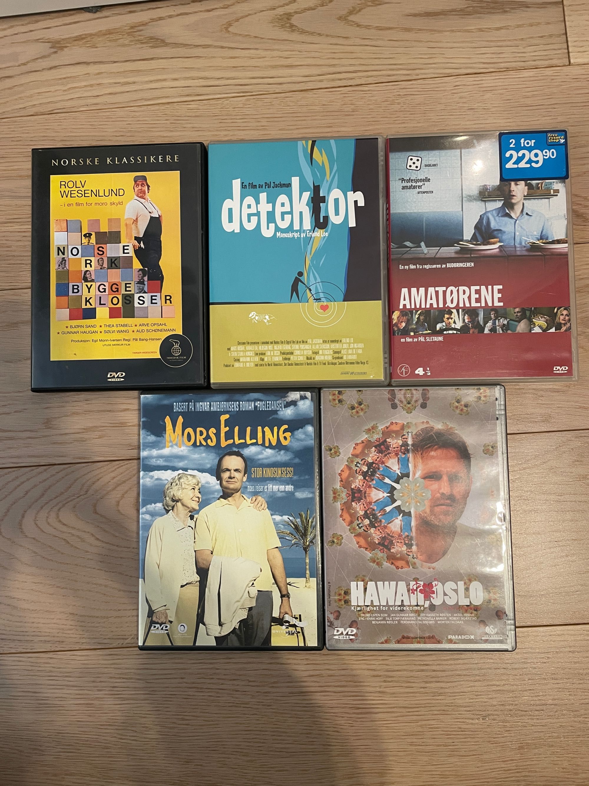 Filmy po norwesku - zestaw 5 DVD