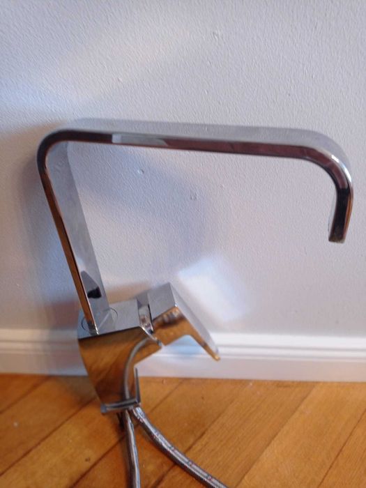 Bateria zlewozmywakowa  chrom solidna ciężka