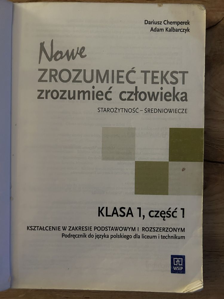 Zrozumieć tekst zrozumieć człowieka 1.1 język polski