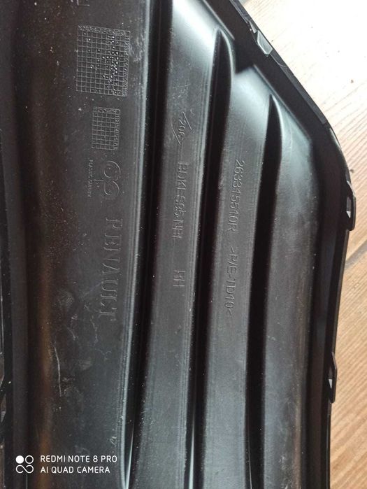 Renault megane III lift prawa oslowana halogenu przód zderzak nowa