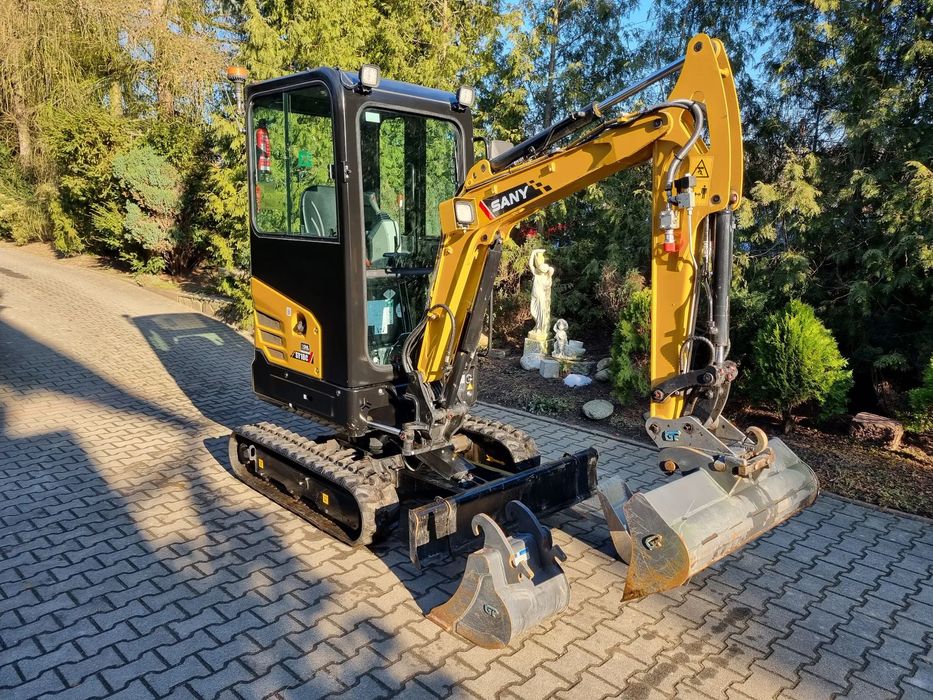 Sany SY18C  56 mth NOWA 3 łyżki hydrauliczne złącze