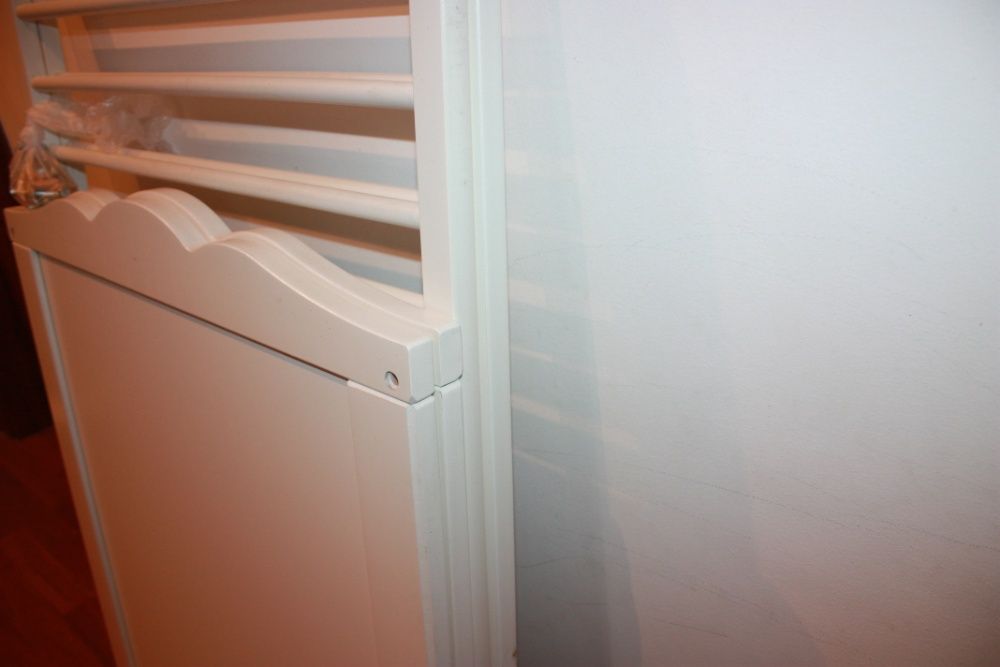 Berço, branco 60x120 cm + colchão molas