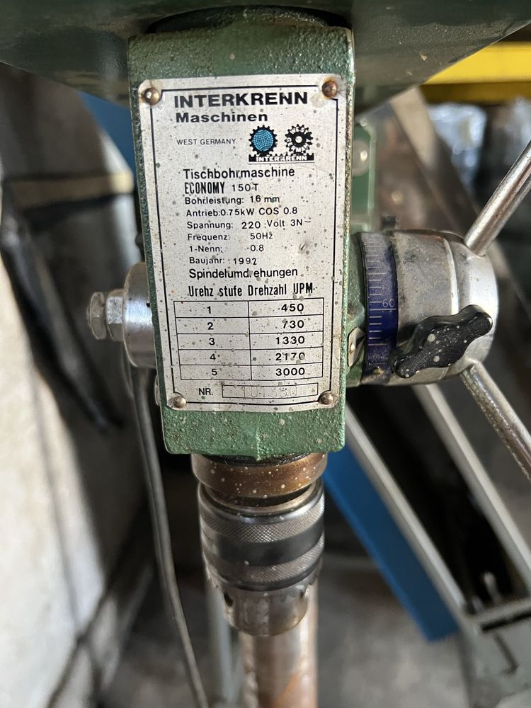 Wiertarka stołowa INTERKRENN 750W – niemiecka