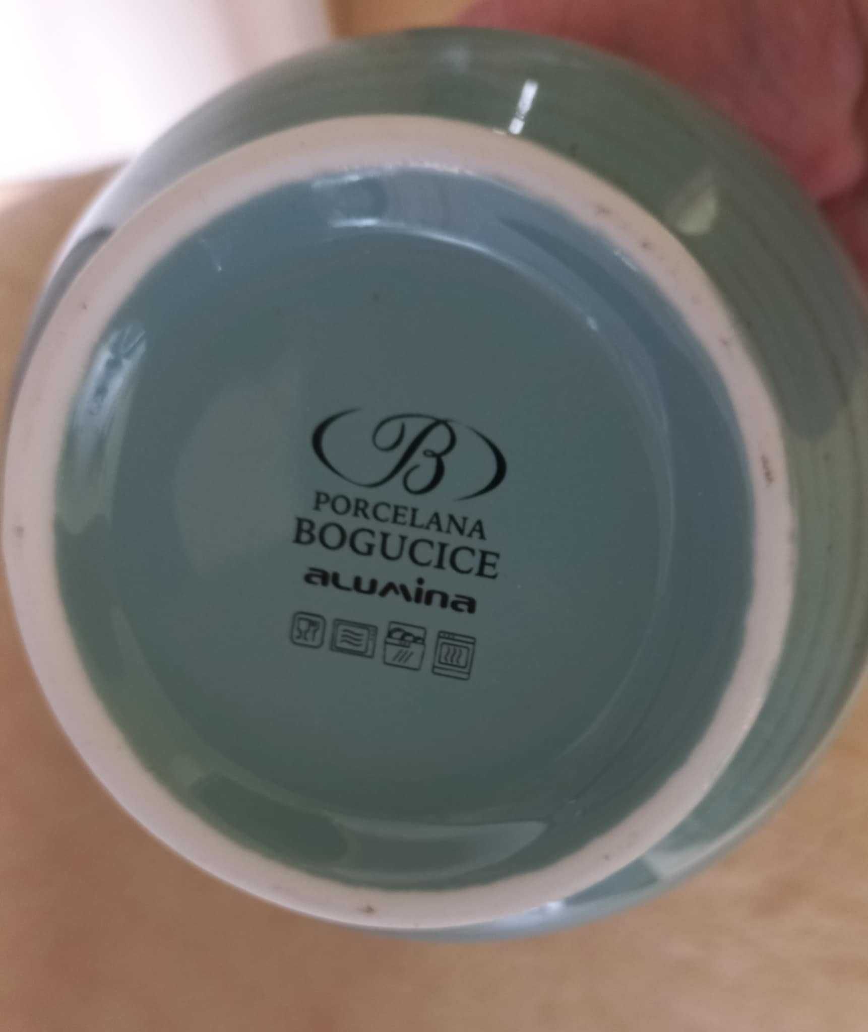 Porcelana Bogucice zestaw miski, mlecznik, cukiernica, półmisek