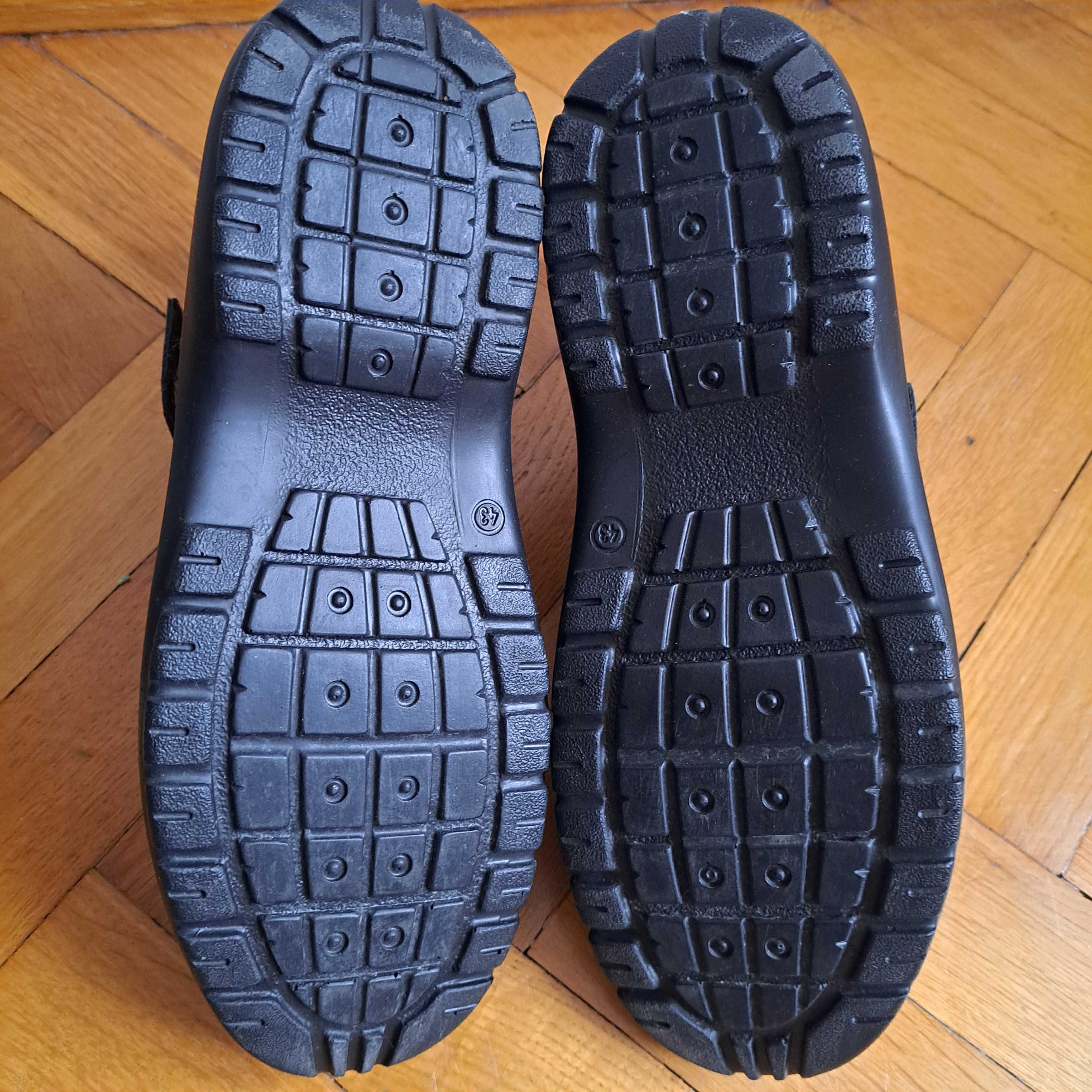 Zimowe botki trzewiki męskie COMFORTABEL 670499_1 czarne 43 szerokie