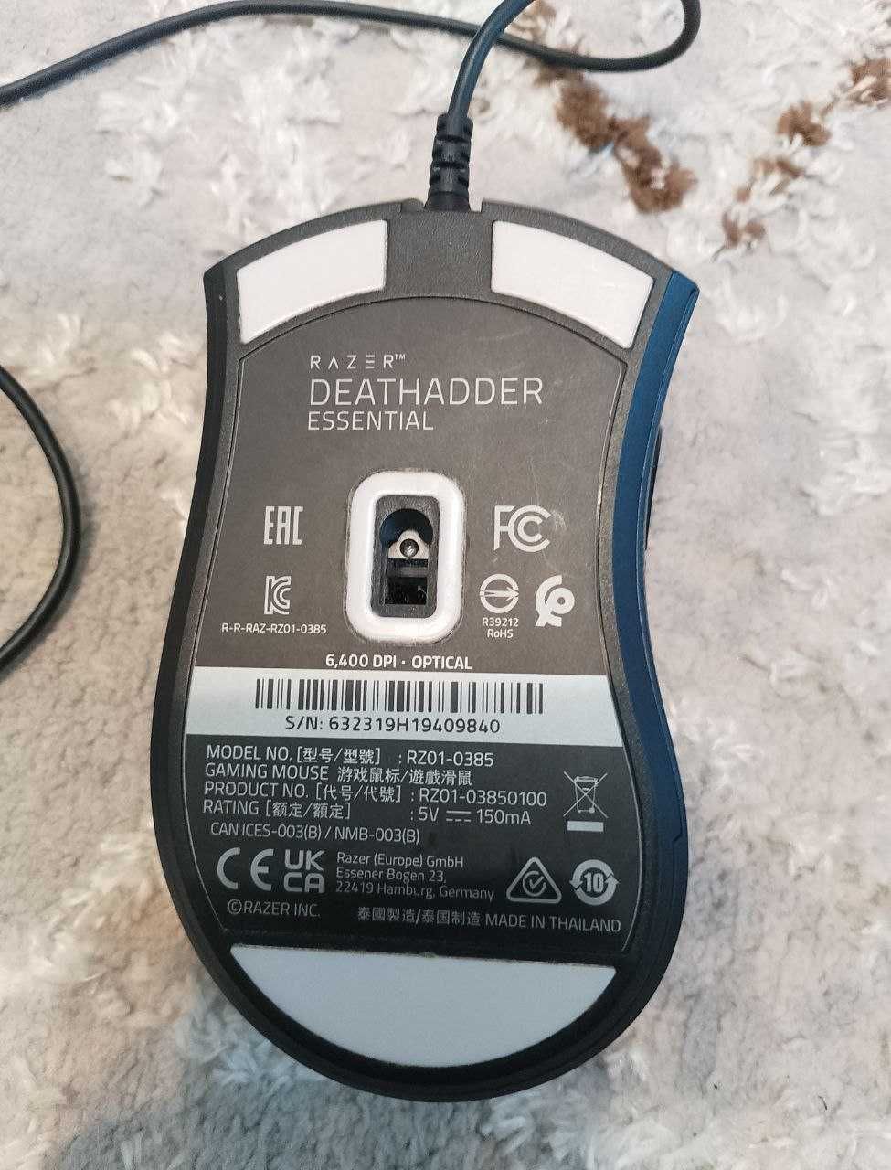 Игровая компьютерная мышь Razer Deathadder Essential