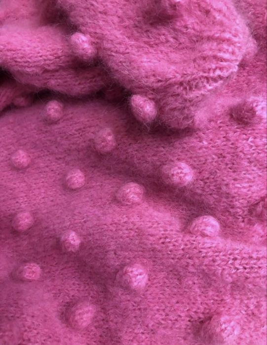 Sweter oversize z alpaki i welny