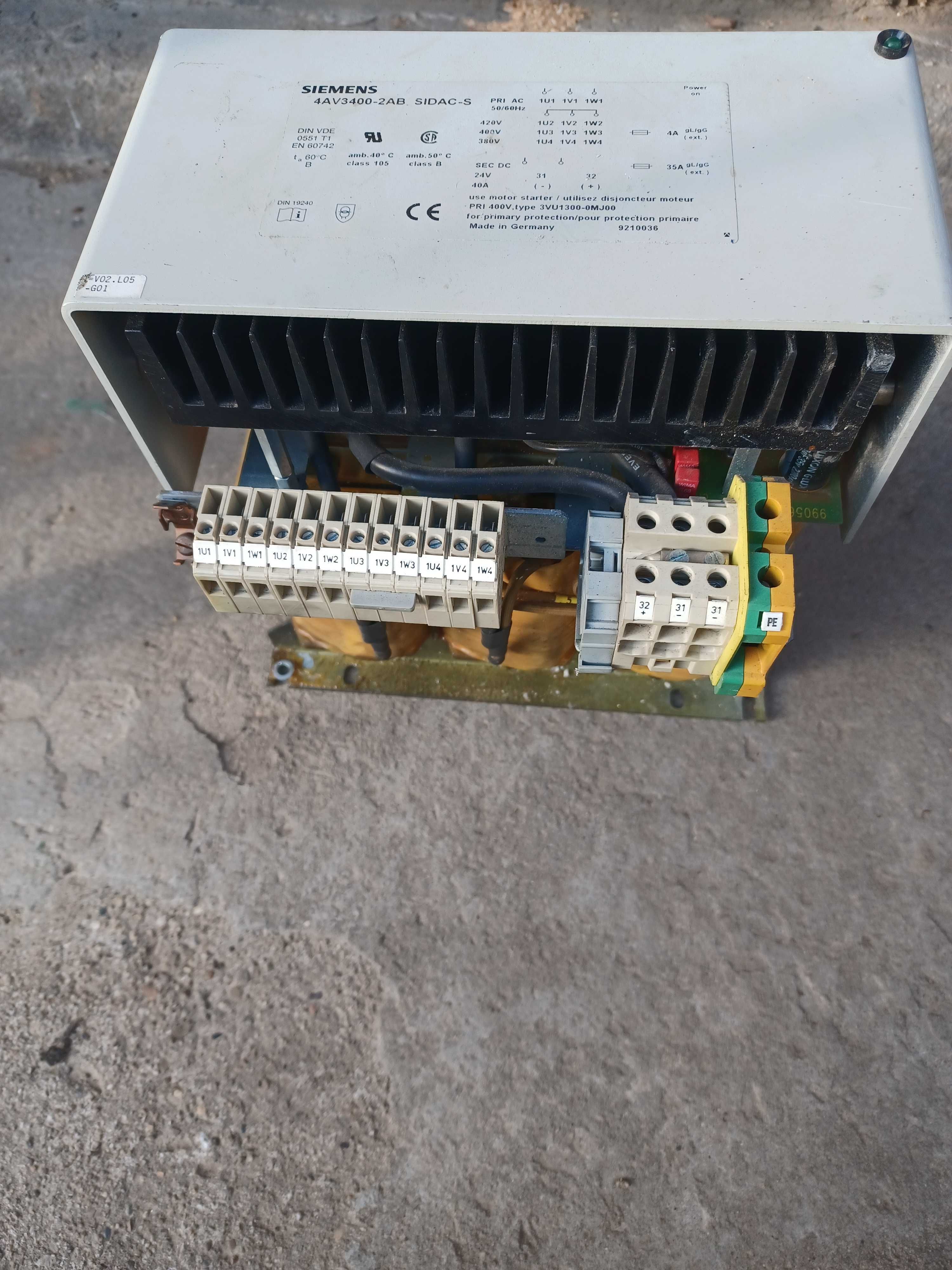 Zasilacz / Transformator Siemens 4AV3400-2AB 24V 40A