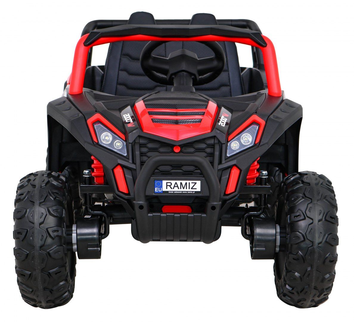 4x4 Samochód AUTO  na akumulator Buggy UTV 2000M Racing Czerwony