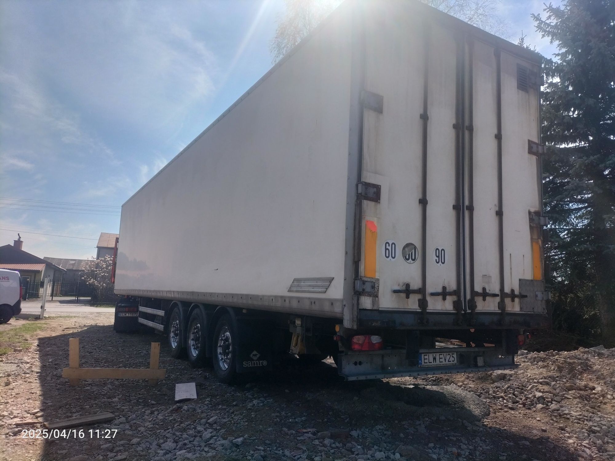 Naczepą Samro Doubledeck
