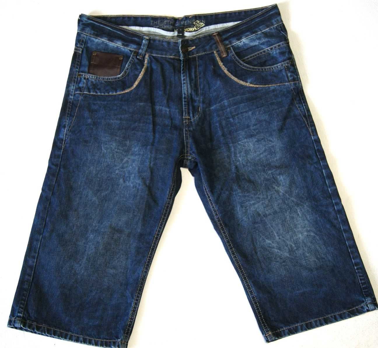TOM TOMPSON ROZ.L PAS 96 spodenki męskie jeans jak nowe