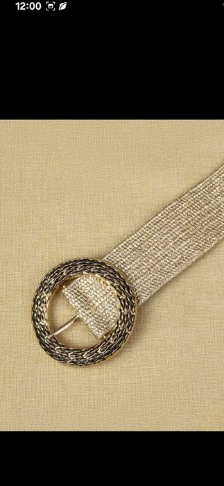 Pasek damski zloty,rozciągliwy