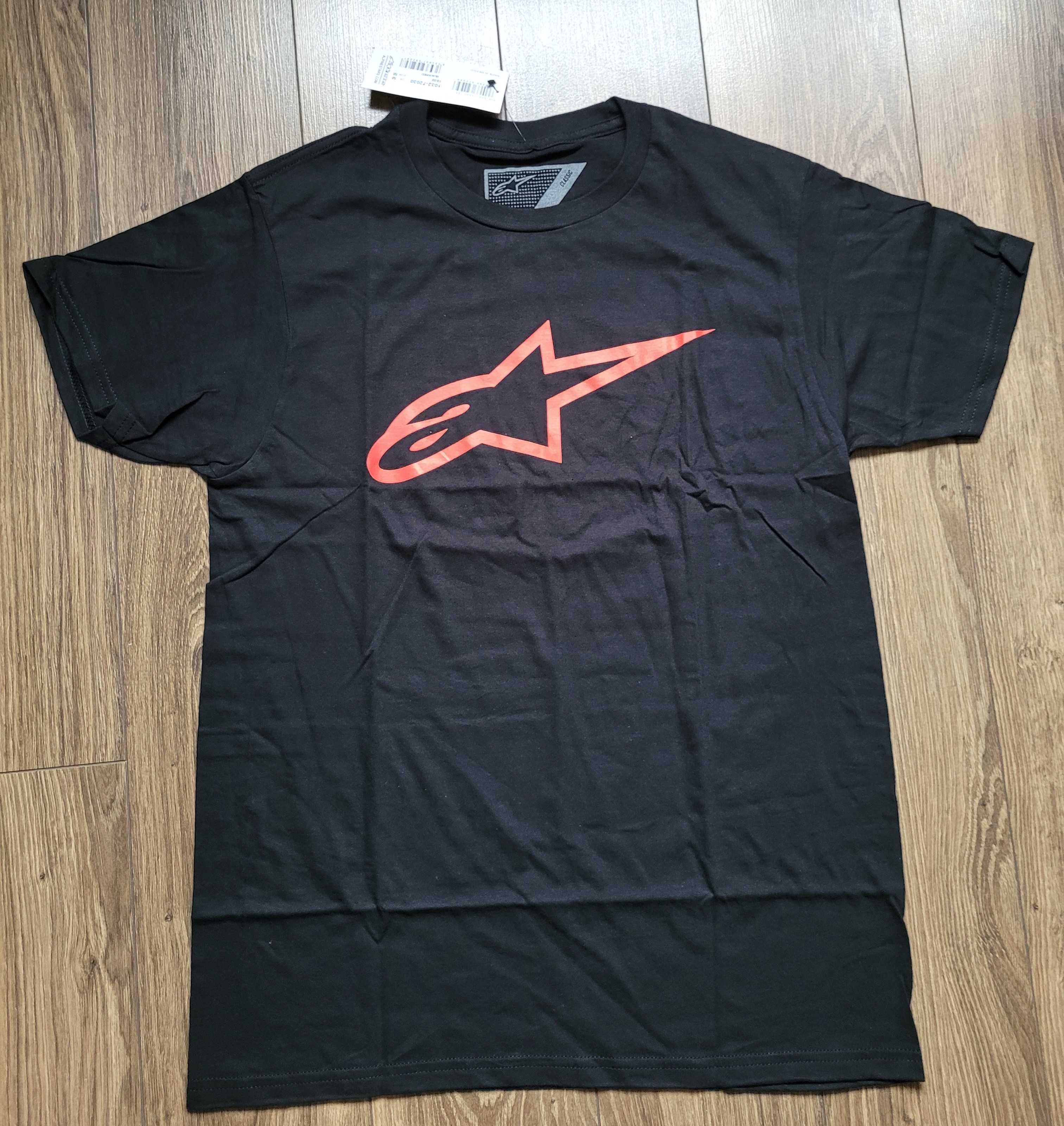 koszulka t-shirt Alpinestars Ageless Classic Tee M czarna logo NOWA