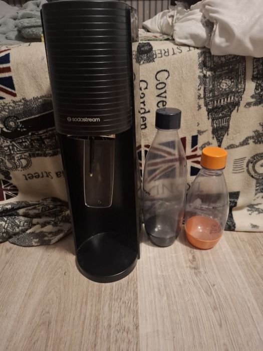 SodaStream JET Czarny - Saturator Wody Gazowanej + 2 Butelki | KLASYK!