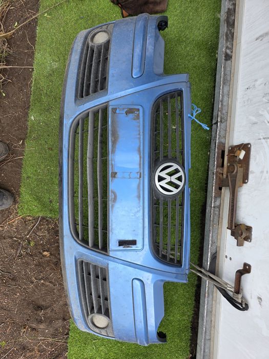 Zderzak przod vw polo 9n3 lift 2008r niebieski czarny.