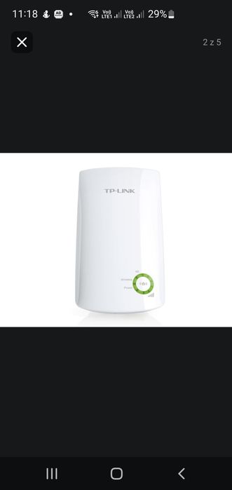 Wzmacniacz sygnału  TP-Link TL-WA854RE (802.11b/g/n 300Mb/s) plug repe