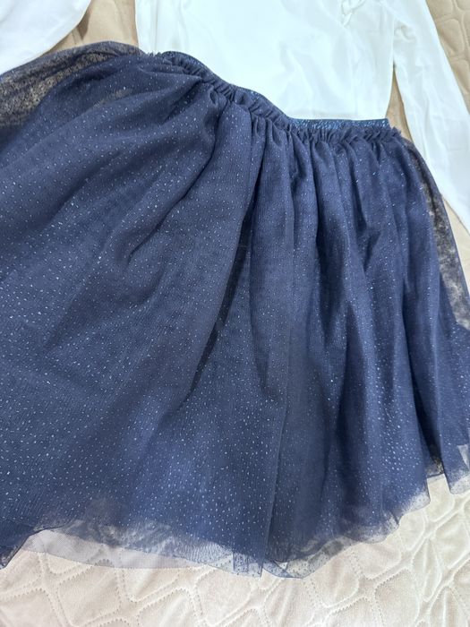 Костюм сукня H&M 6, 7, 8 років святковий новорічний з оленем паєтки