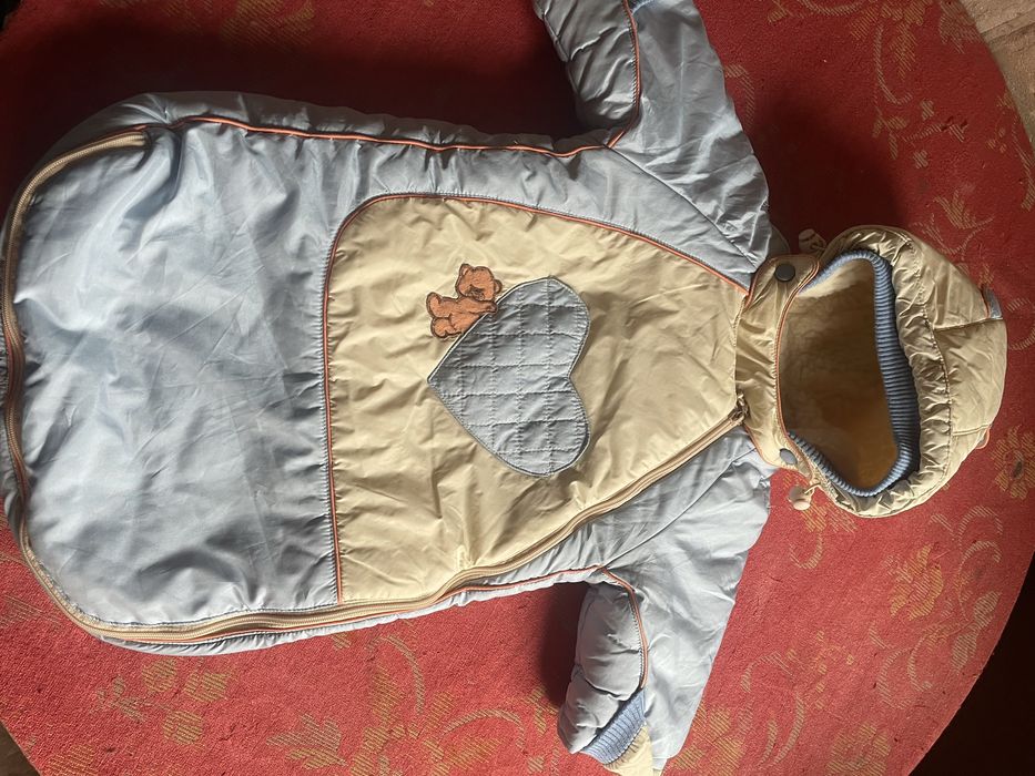 Зимовий конверт-комбінезон