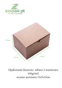 karton opakowanie fasonowe 15x7x10cm rożne wymiary i ilości producent