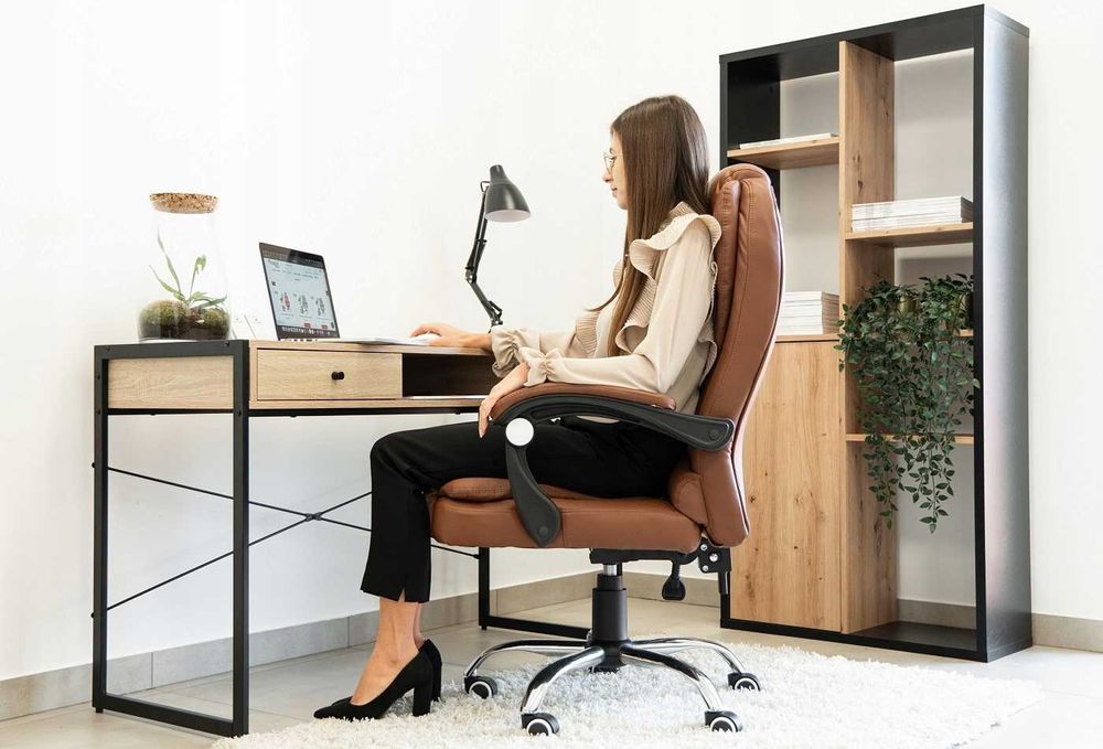 NOWY Fotel Biurowy Ergonomiczny Do Biurka Obrotowy Krzesło Biurowe FV