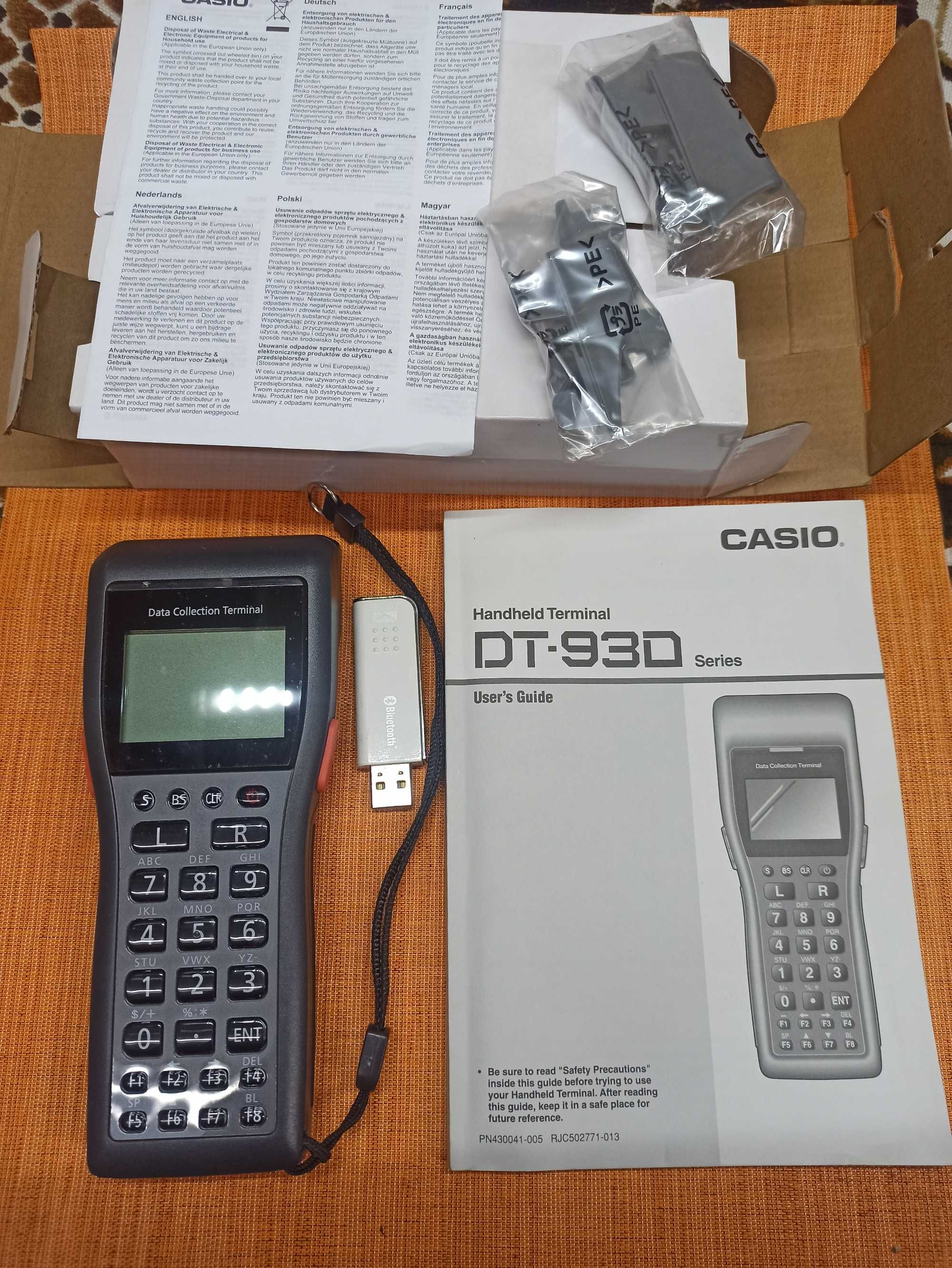 Термінал збору даних Casio DT-930M51E Bluetooth