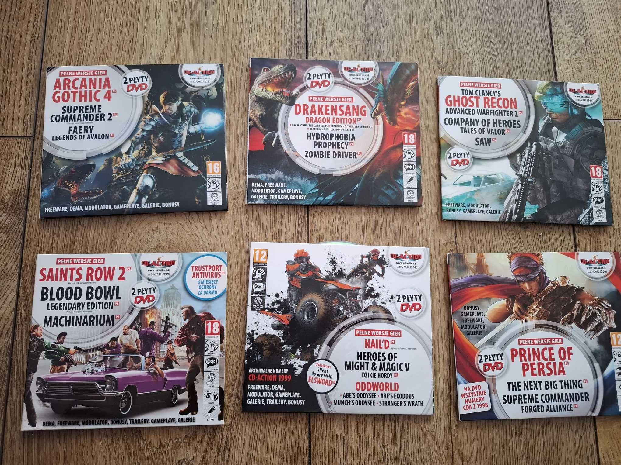 CD Action 2012 same DVD na sztuki