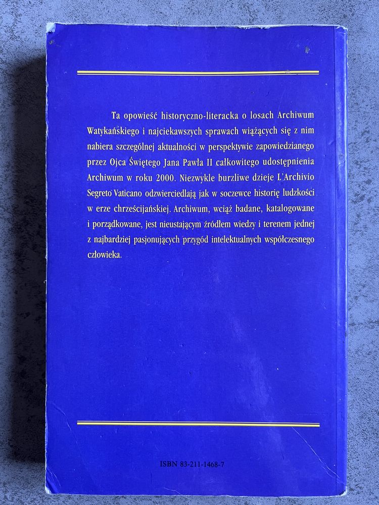 Tajne Archiwa Watykanu Ambrosini Watykan papież archiwum