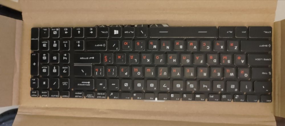 MSI GE63, GE73, GS75 оригігальна клавіатура.
