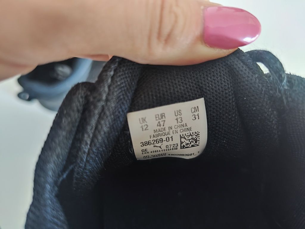 Czarne sneakersy męskie Puma All-Day Active 47