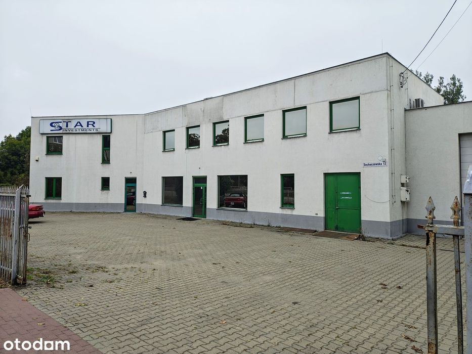 Objekt biurowo magazynowy handlowy przy drodze krajowej 92 , Blonie