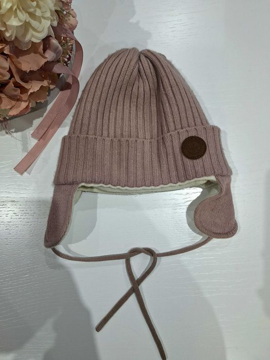 Czapka wełniana wełna wool Gullkorn Design 98/104 3-4l