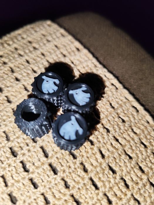 Skoda valve de pneu com logo da marca