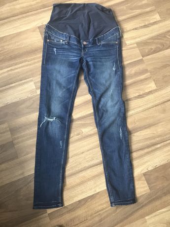 Spodnie jeansowe ciążowe r. 38, M idealne h&m