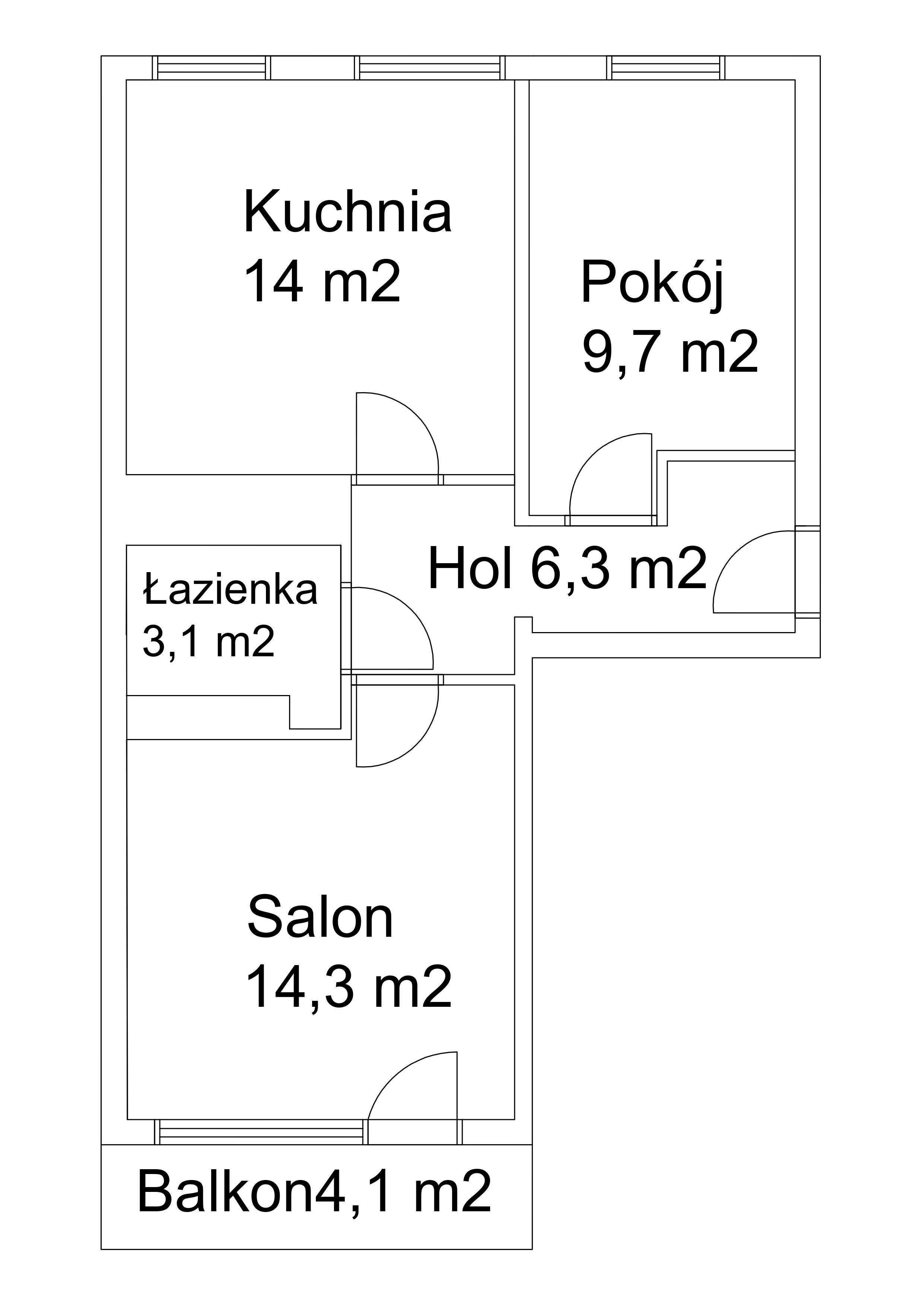 Sprzedam mieszkanie 48m2 Rypin ul. Dłutka 12