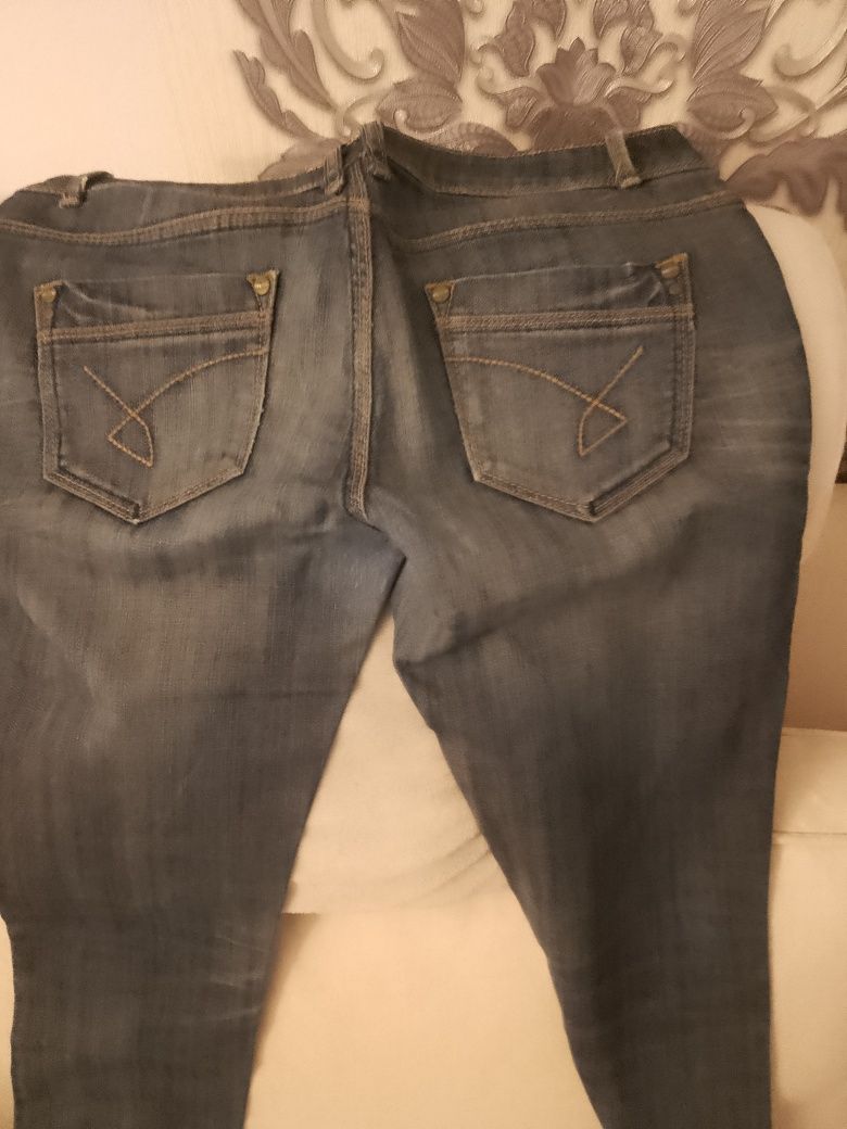Spodnie damskie dżins 38