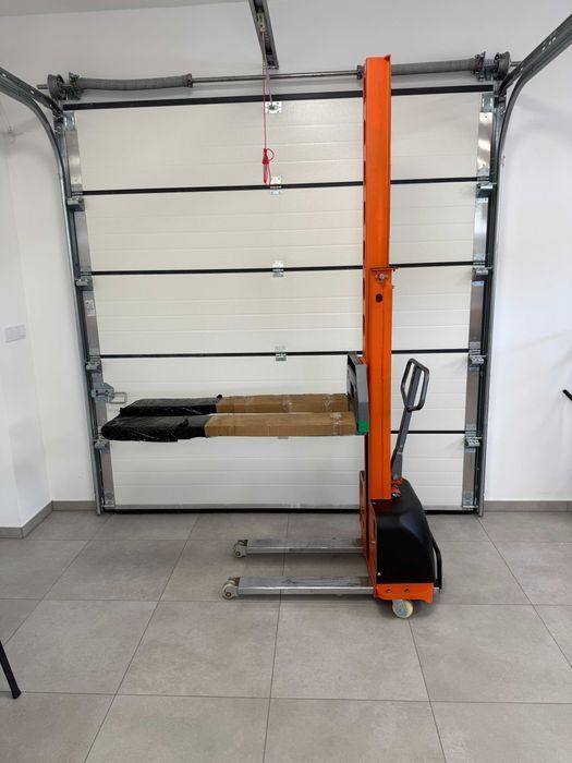 Wózek samozaładowczy elektryczny paleciak masztowy winda 500 kg 130 cm