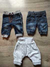 Spodnie jeans r56