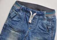 43 COOL CLUB Spodnie jeans niebieskie wywijane r 152