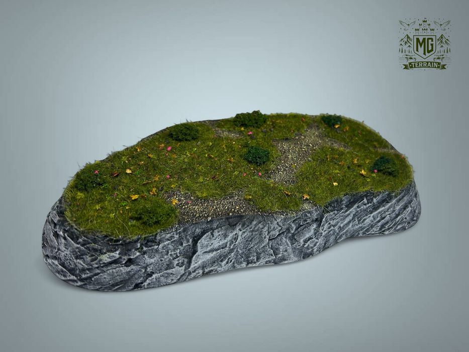 Zestaw Makiet lasy i wzgorza Old world mesbg bolt action saga lotr