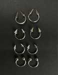 Piercing kolczyki podkowa   8x1.2mm ze stali chirurgicznej