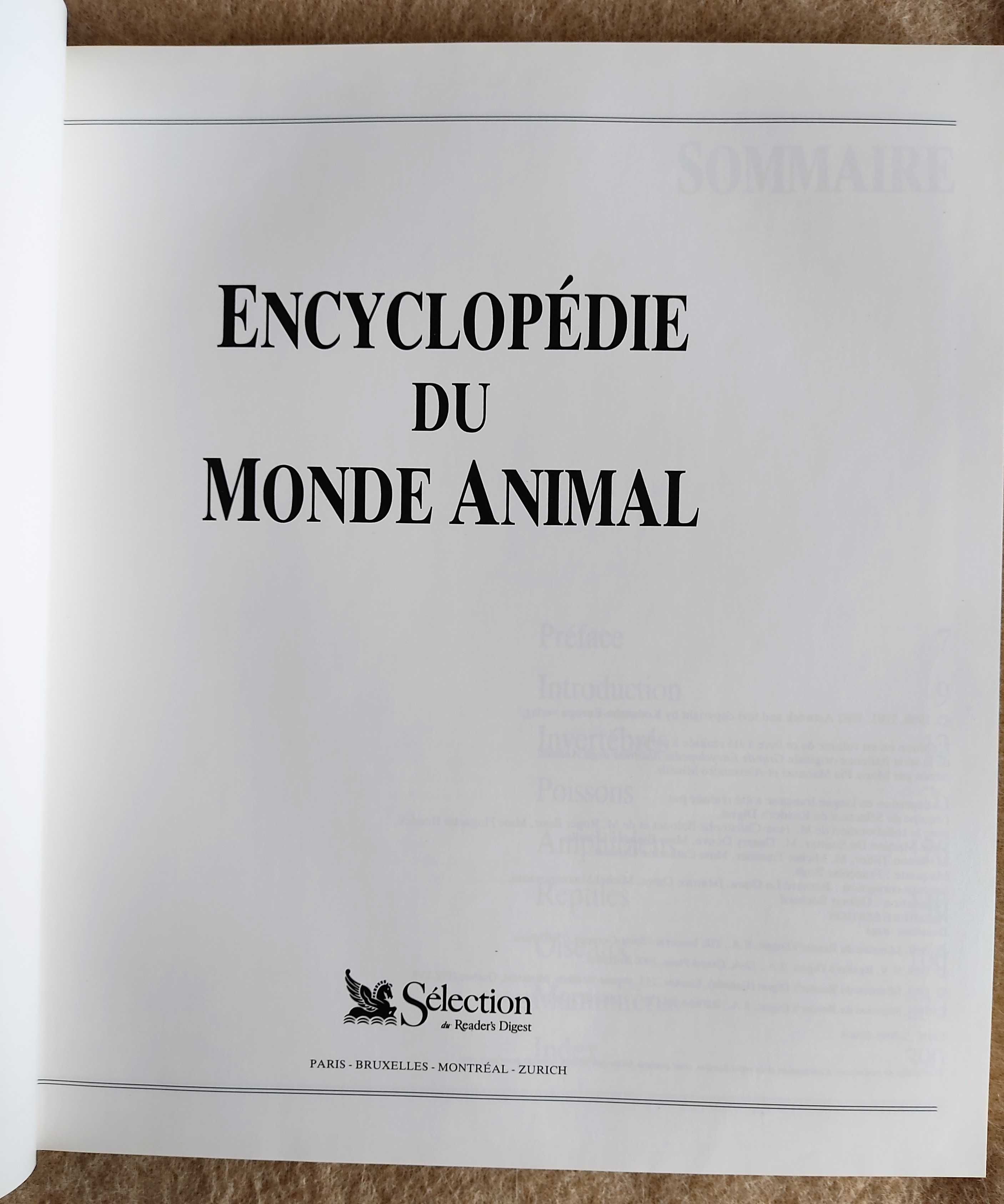 Encyclopedie du Monde Animal, encyklopedia zwierząt po francusku